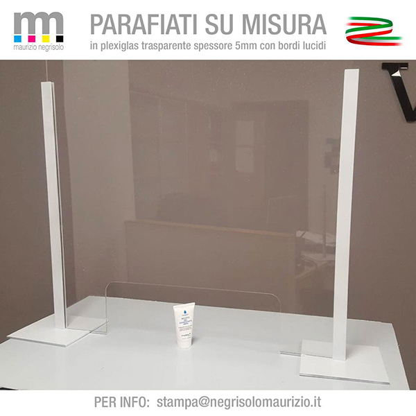 Parafiati in Plexiglass su misura